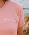 Embroidered Peace + Ease CROP TOP!